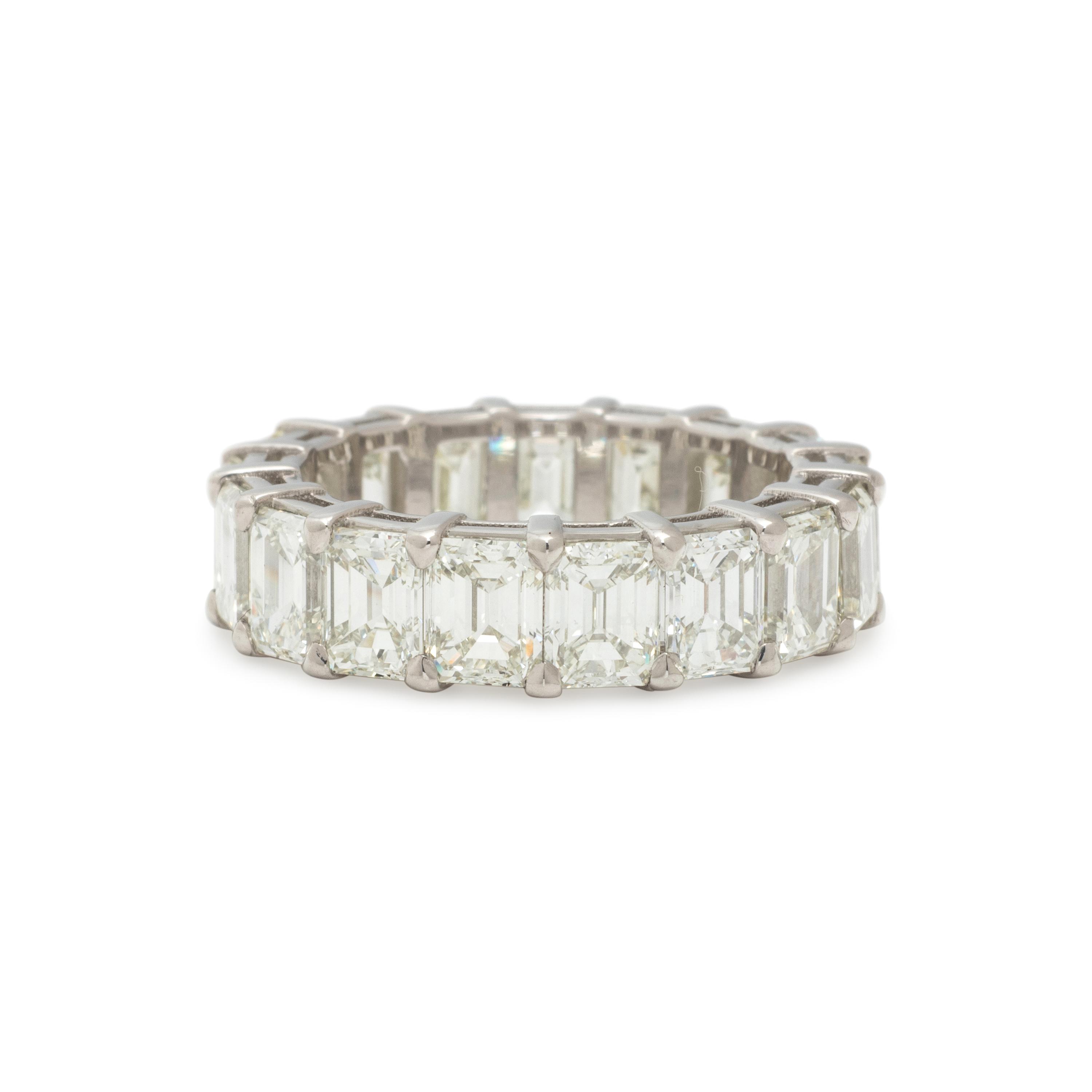 PLATINUM AND DIAMOND ETERNITY RING