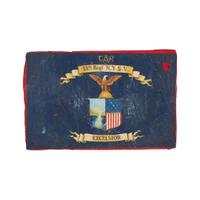 [FLAGS - CIVIL WAR]. 15th New York Infantry / Regiment of Engineers GAR regimental colors. Ca 1880.