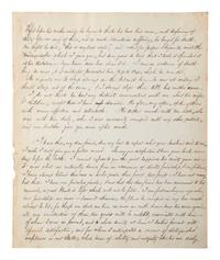 [CIVIL WAR]. THAYER, William Henry. Autograph letter signed ("Wm. Henry Thayer") as regimental surgeon, 14th New Hampshire Infantry, describing the wounding, treatment, and death of his fellow soldier Colonel Alexander Gardiner who was mortally injured at the Battle of Opequan. Winchester, VA, 9 October 1864.
