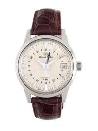GRAND SEIKO, STAINLESS STEEL GMT 'ELEGANCE' WATCH