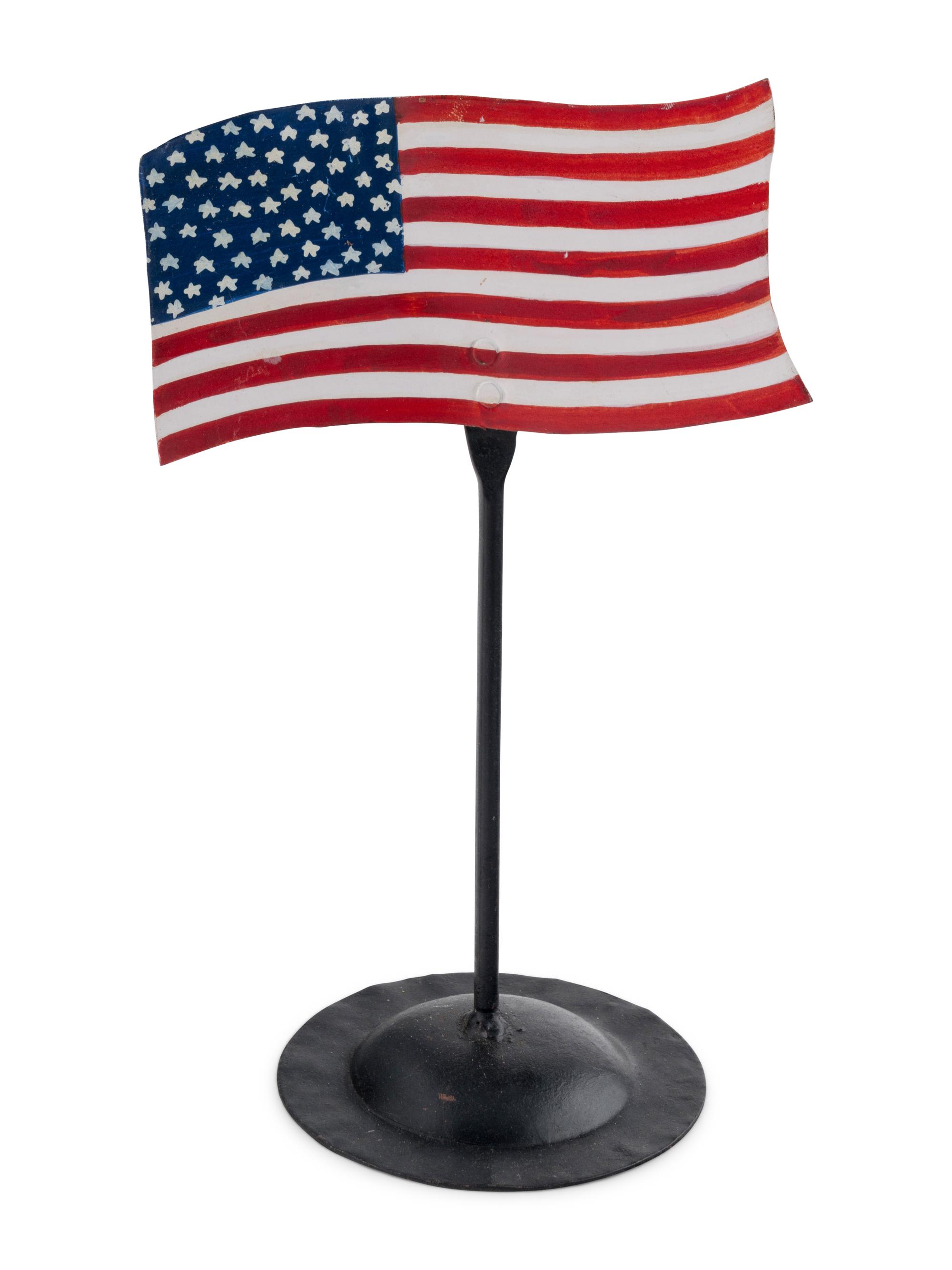 A Group of Seven American Flag Decorated Articles