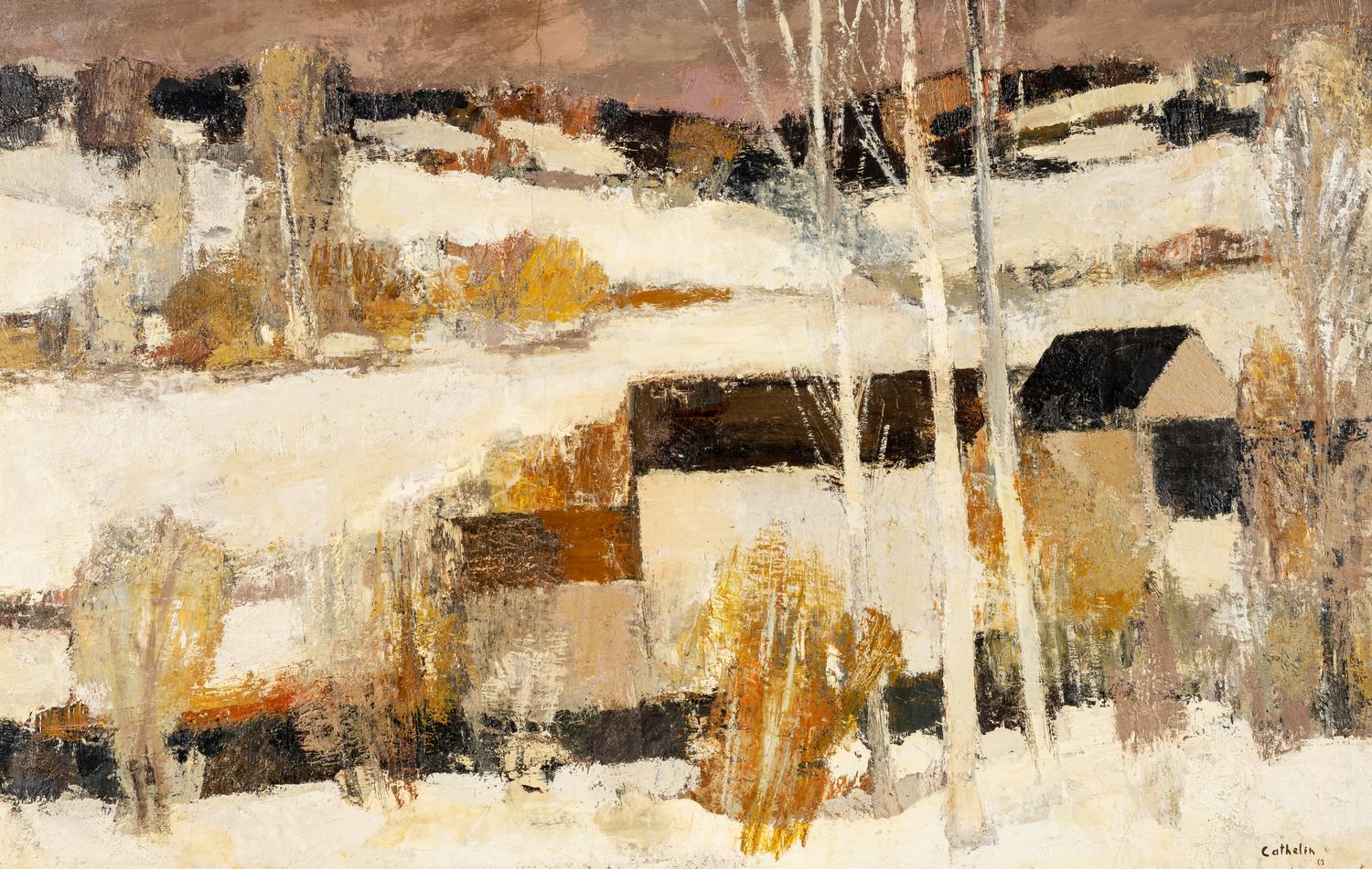 Moulin de Dammartin en hiver