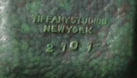 Tiffany Studios, a two-piece smoking set (2079, 2101)