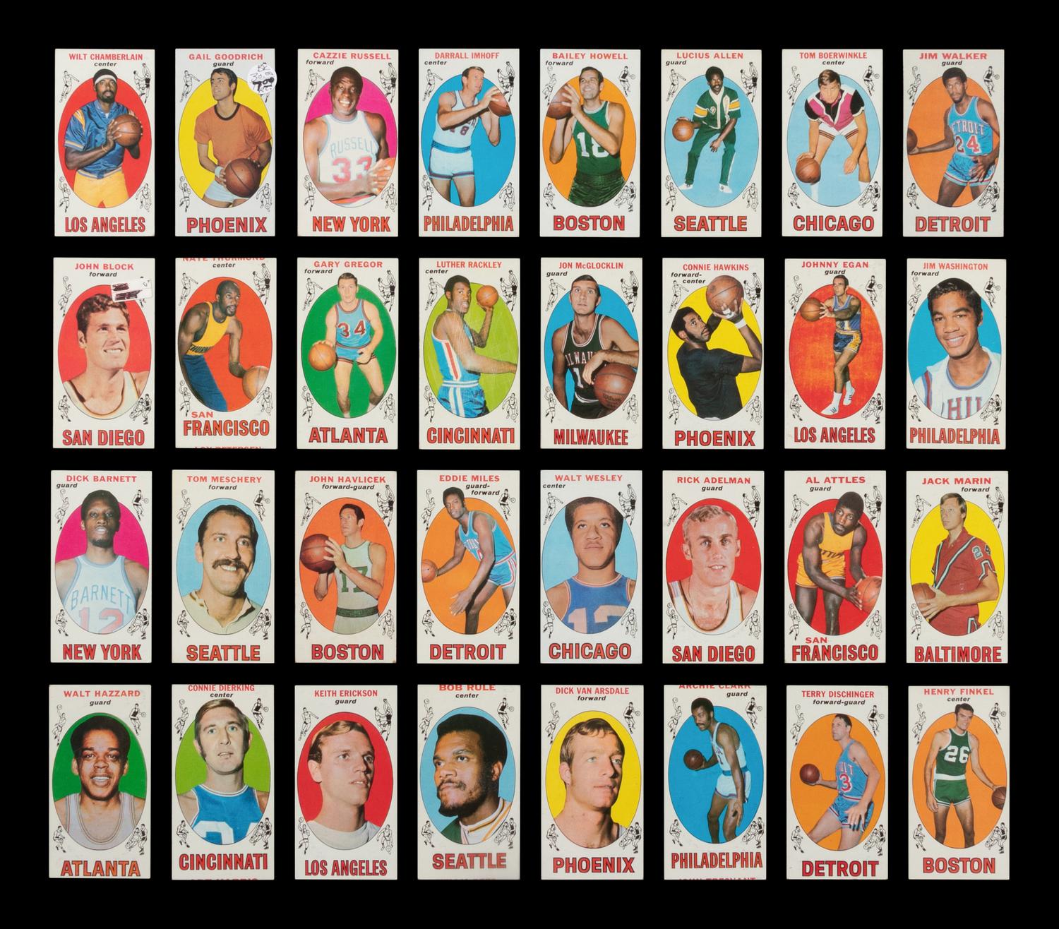 A Near Set of 1969-70 Topps Basketball Cards (97/99)