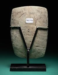 A Valdivian Limestone Anthropomorphic Figure