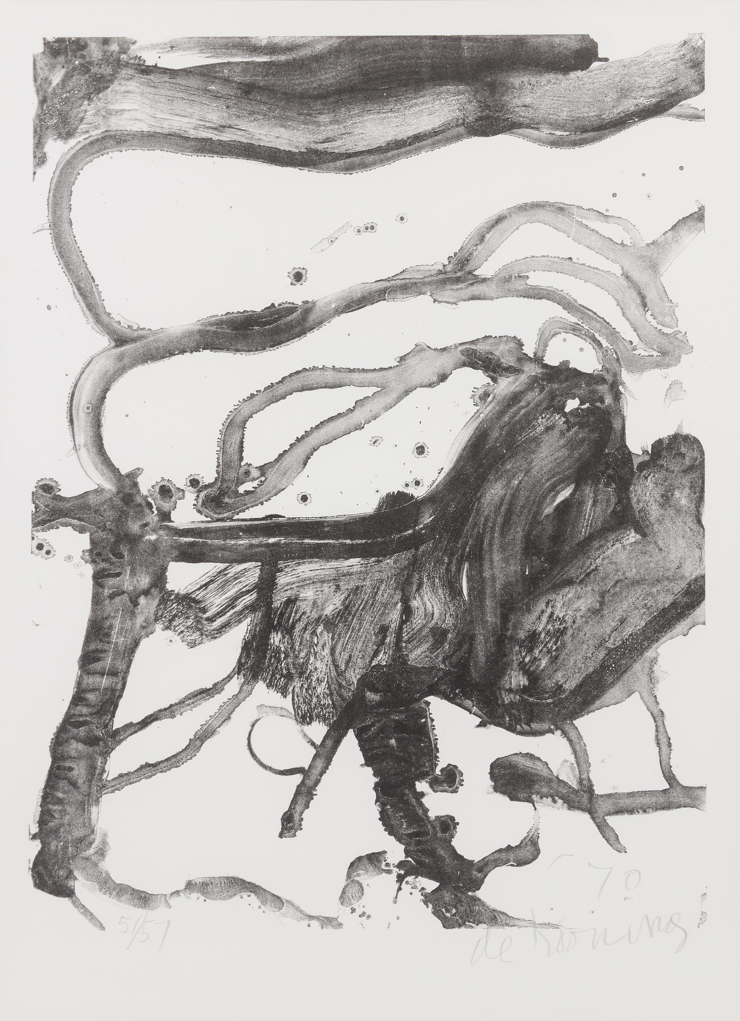 Willem de Kooning, (Dutch/American, 1904-1997), High School Desk, 1970-71