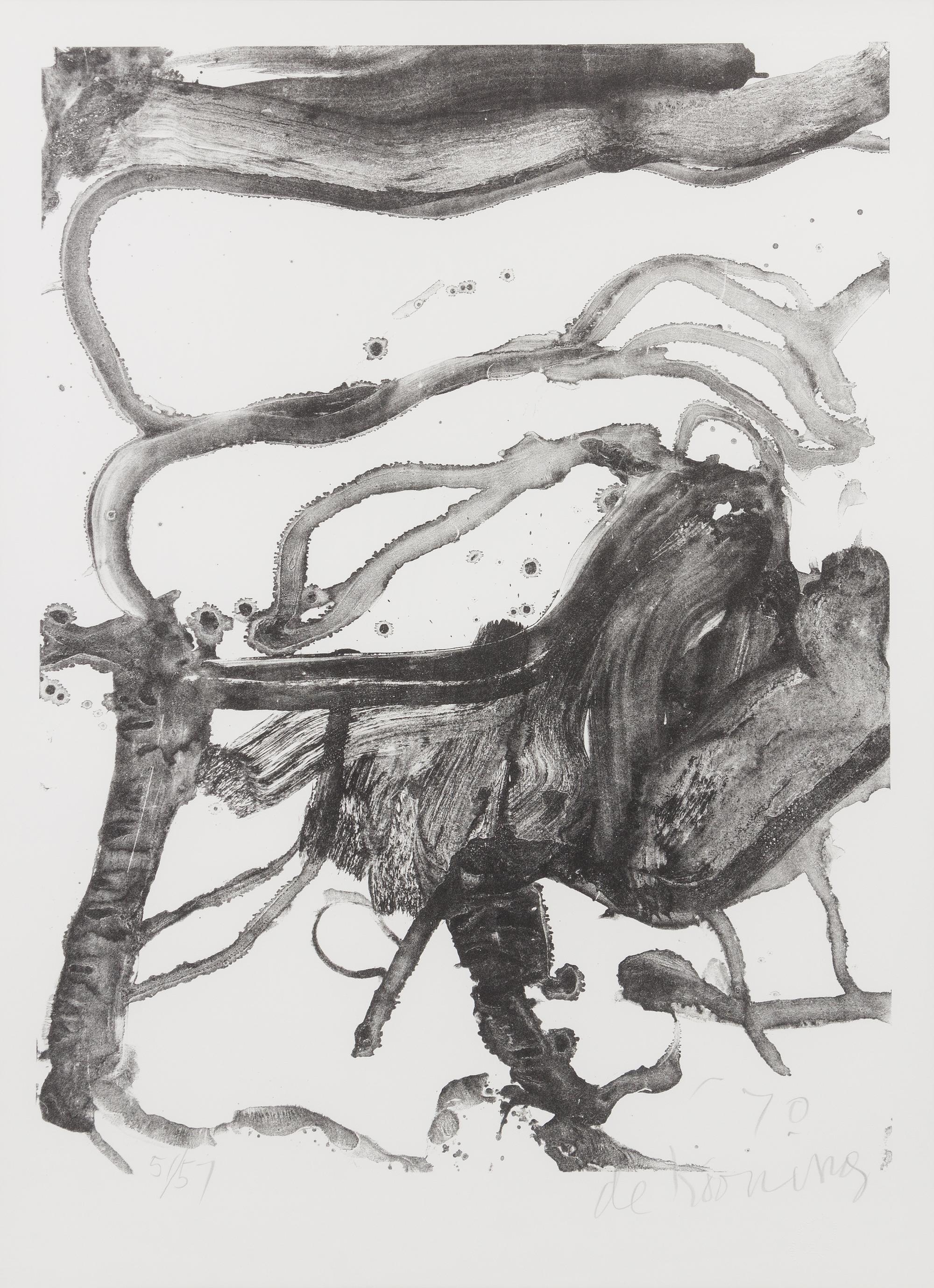 Willem de Kooning, (Dutch/American, 1904-1997), High School Desk, 1970-71