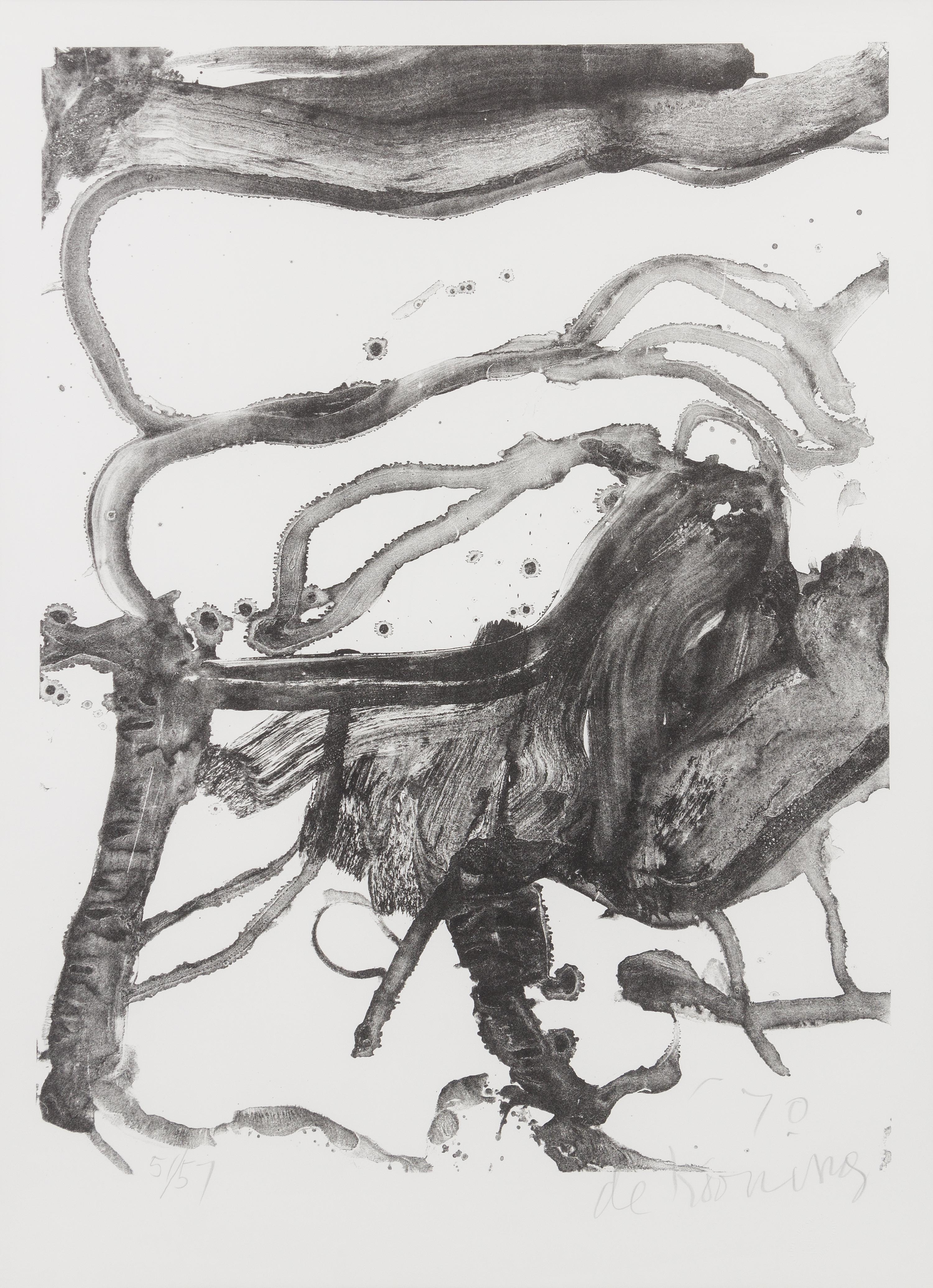 Willem de Kooning, (Dutch/American, 1904-1997), High School Desk, 1970-71