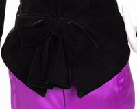 Christian Dior Haute Couture Velvet and Satin Evening Dress, Fall/Winter 1987-88