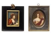 Two Continental Portrait Miniatures