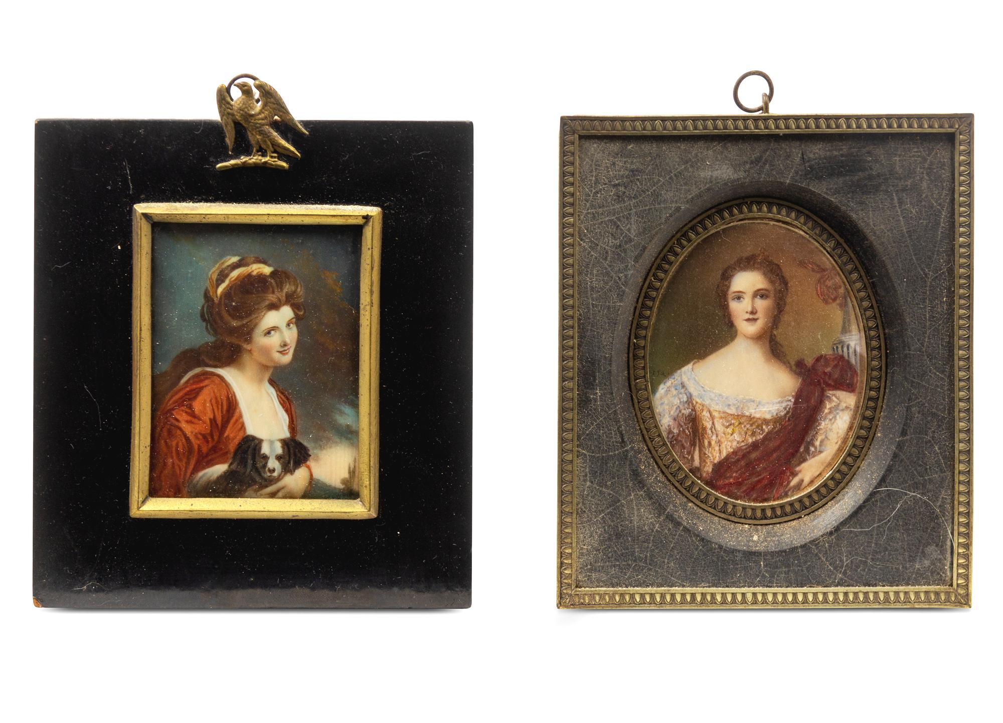 Two Continental Portrait Miniatures