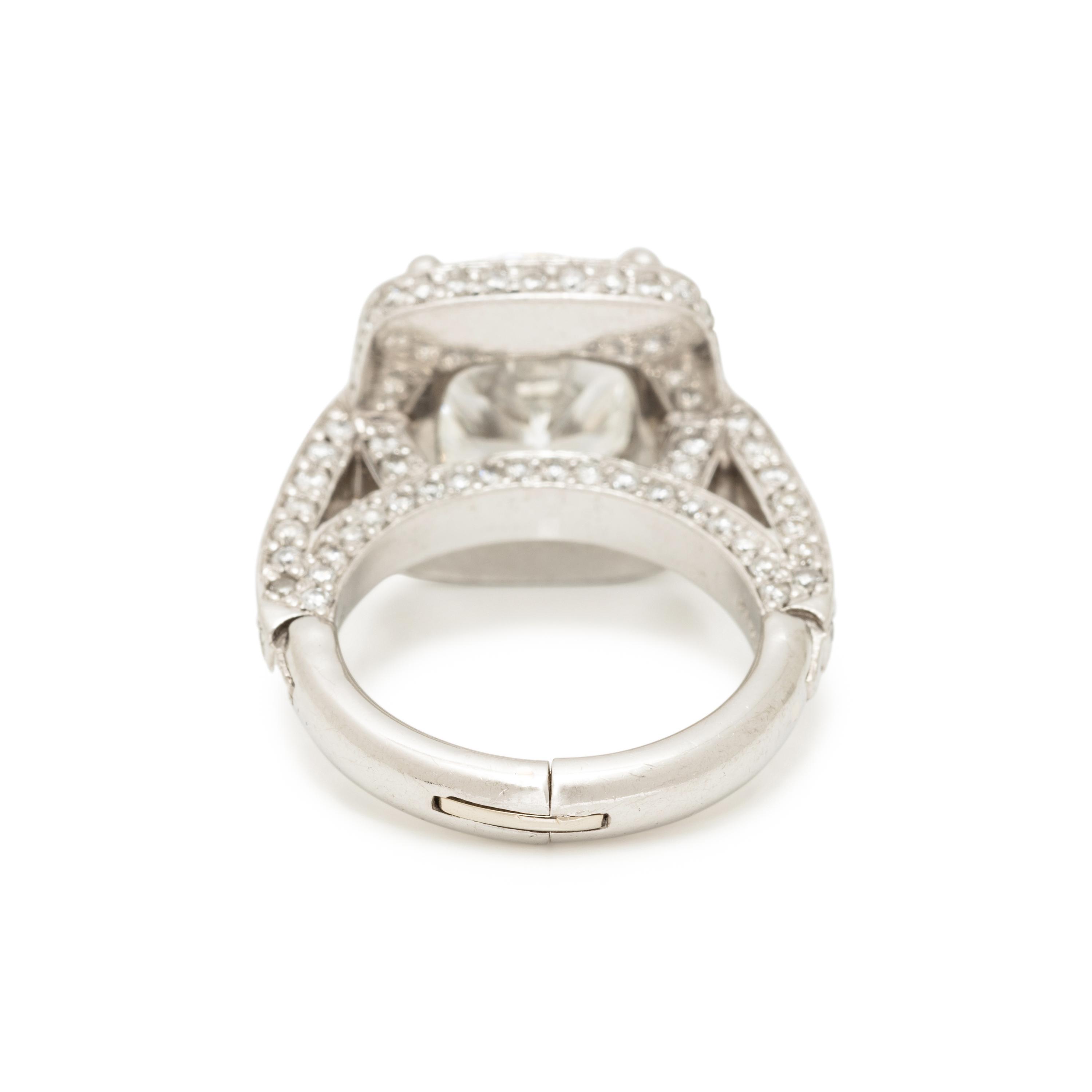DIAMOND AND PLATINUM RING