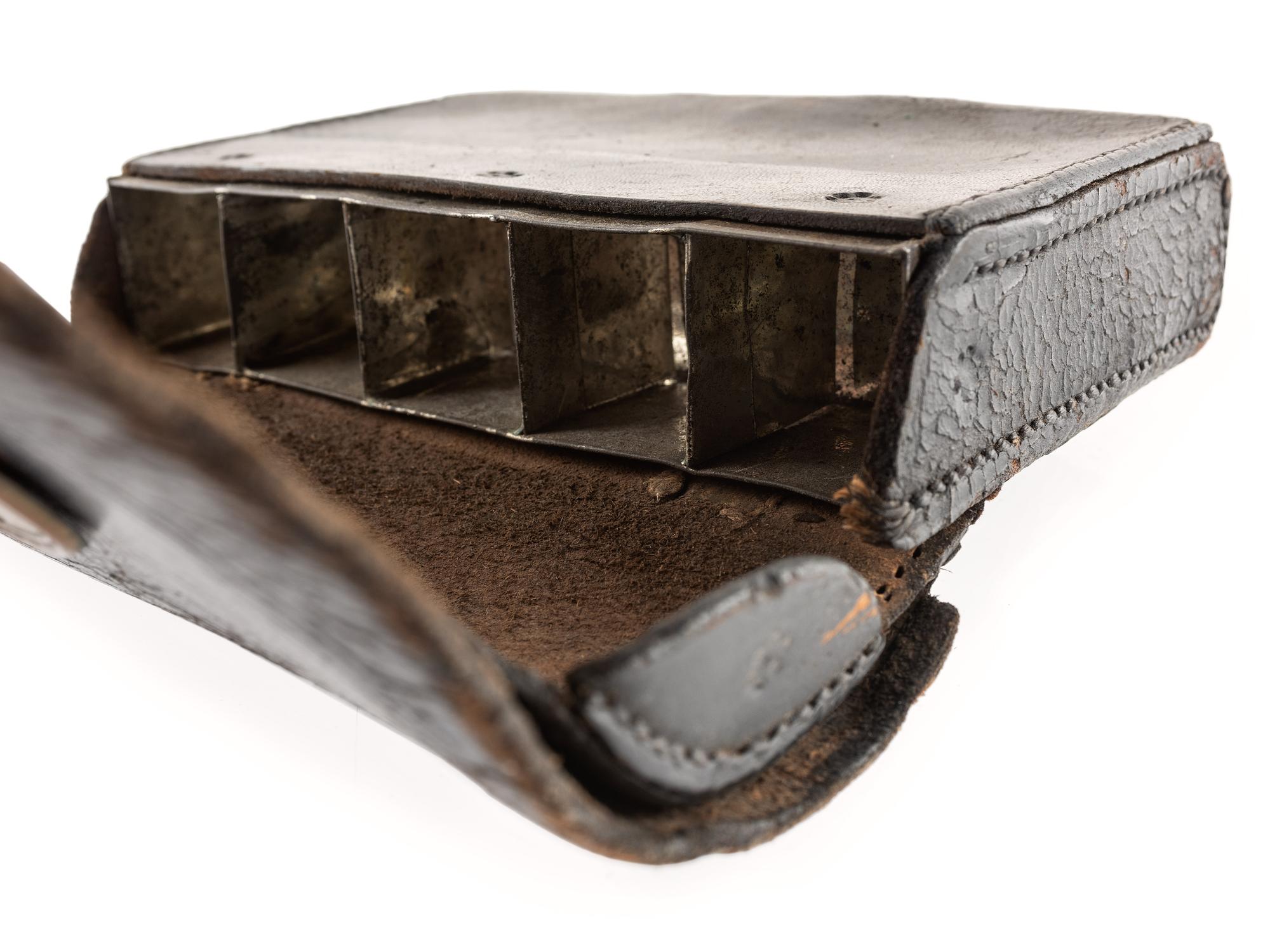 [CIVIL WAR]. Model 1855 pistol carbine cartridge box by H.A. Dingee, New York.