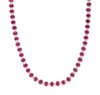RUBY AND DIAMOND NECKLACE