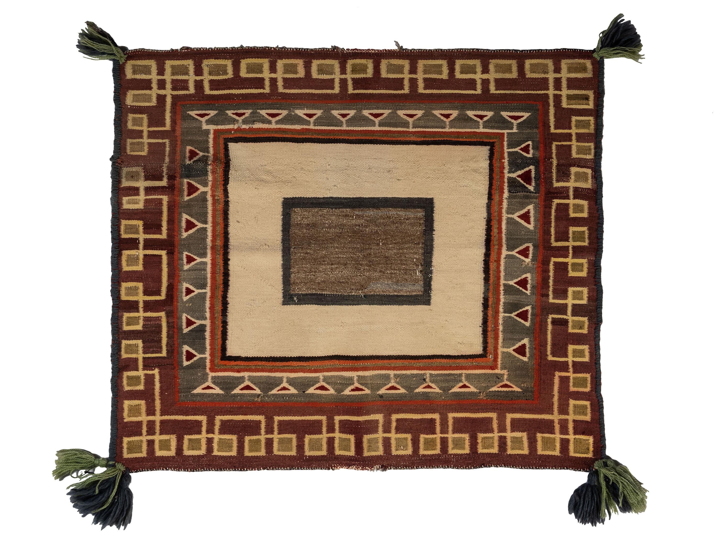 Navajo Sunday Saddle Blanket / Rug