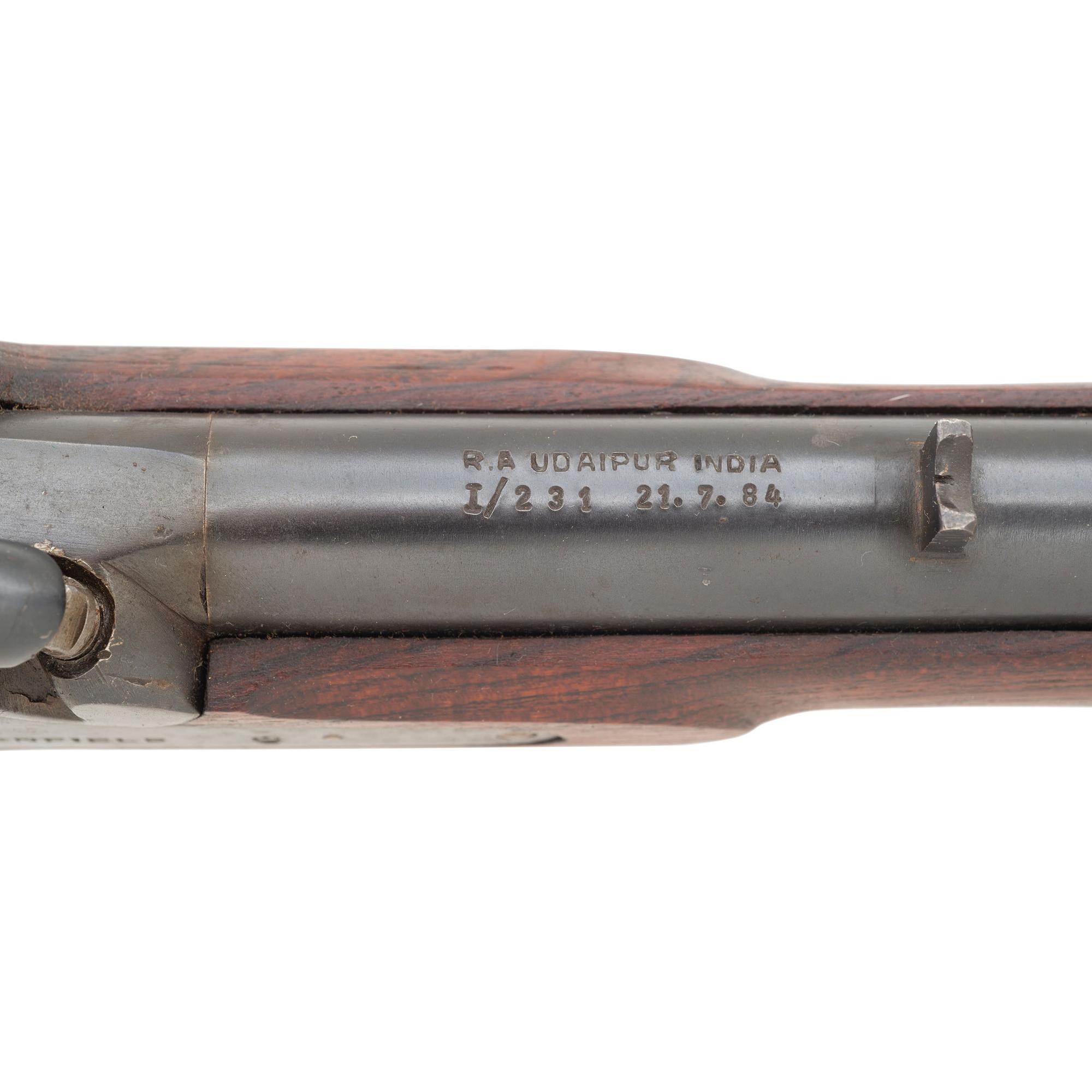 Non-Firing Reproduction Indian Made Pattern 1853 Enfield With Tag Attributing it to the North and South Miniseries