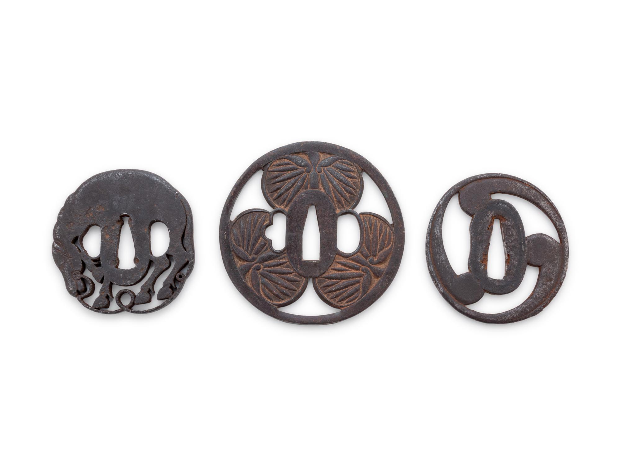 Ten Cast Iron Tsuba