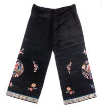 A Chinese Two-Piece Embroidered Silk Ensemble