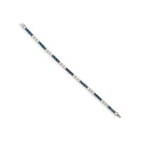 Sapphire and Diamond Line Bracelet