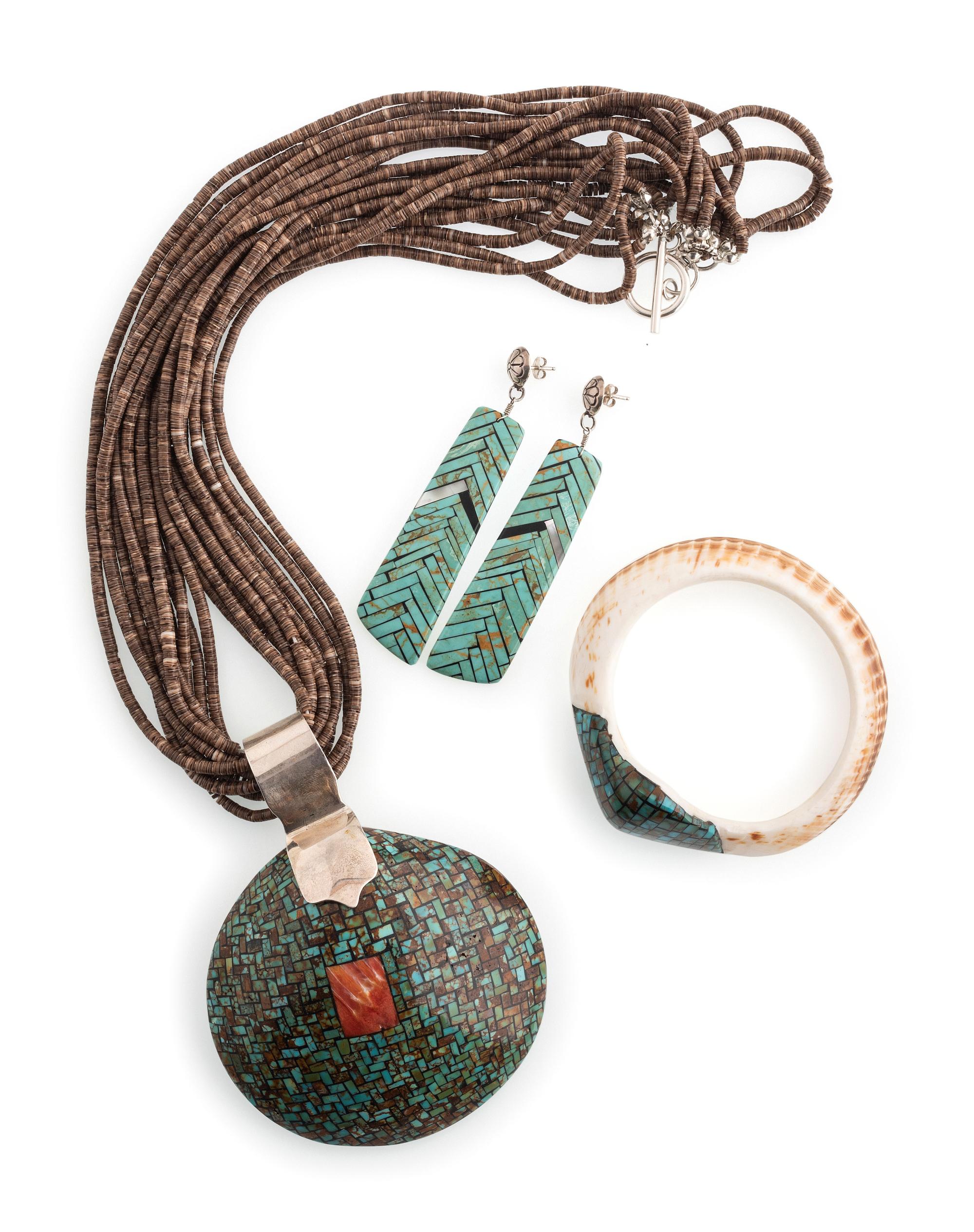 Kewa Mosaic Inlay Jewelry