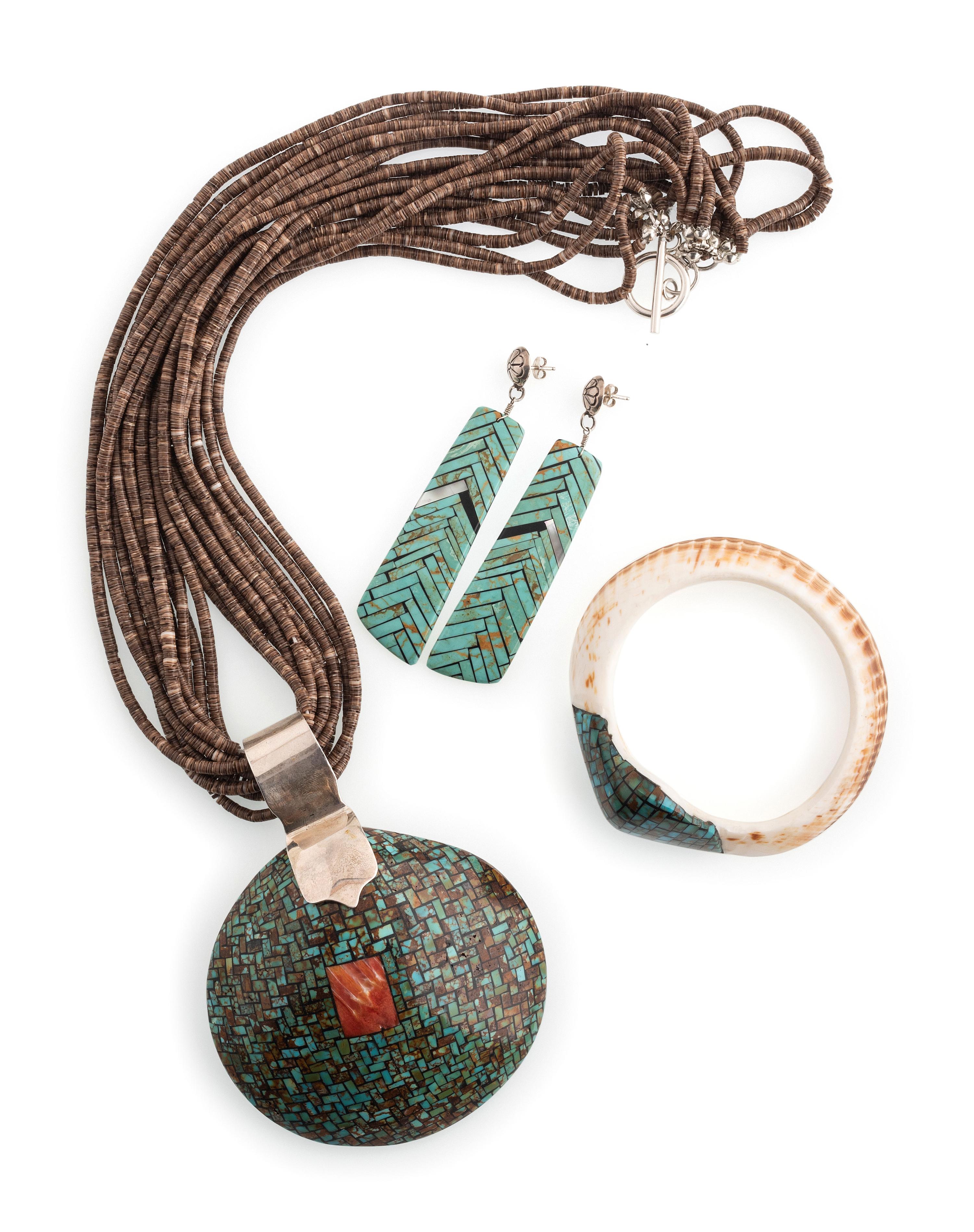 Kewa Mosaic Inlay Jewelry