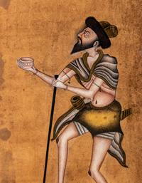 Two Mughal Miniature Paintings