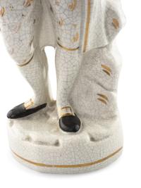A Staffordshire Ceramic Figure of Benjamin Franklin