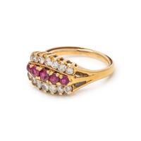 RUBY AND DIAMOND RING