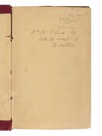 [AMERICANA]. FEATHERSTONHAUGH, George William (1780-1866). Geological Report of an Examination Made in 1834 of the Elevated Country Between the Missouri and Red Rivers. Washington: Gales & Seaton, 1835.