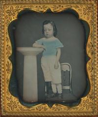 [Daguerreotype] Blue Tinted Boy