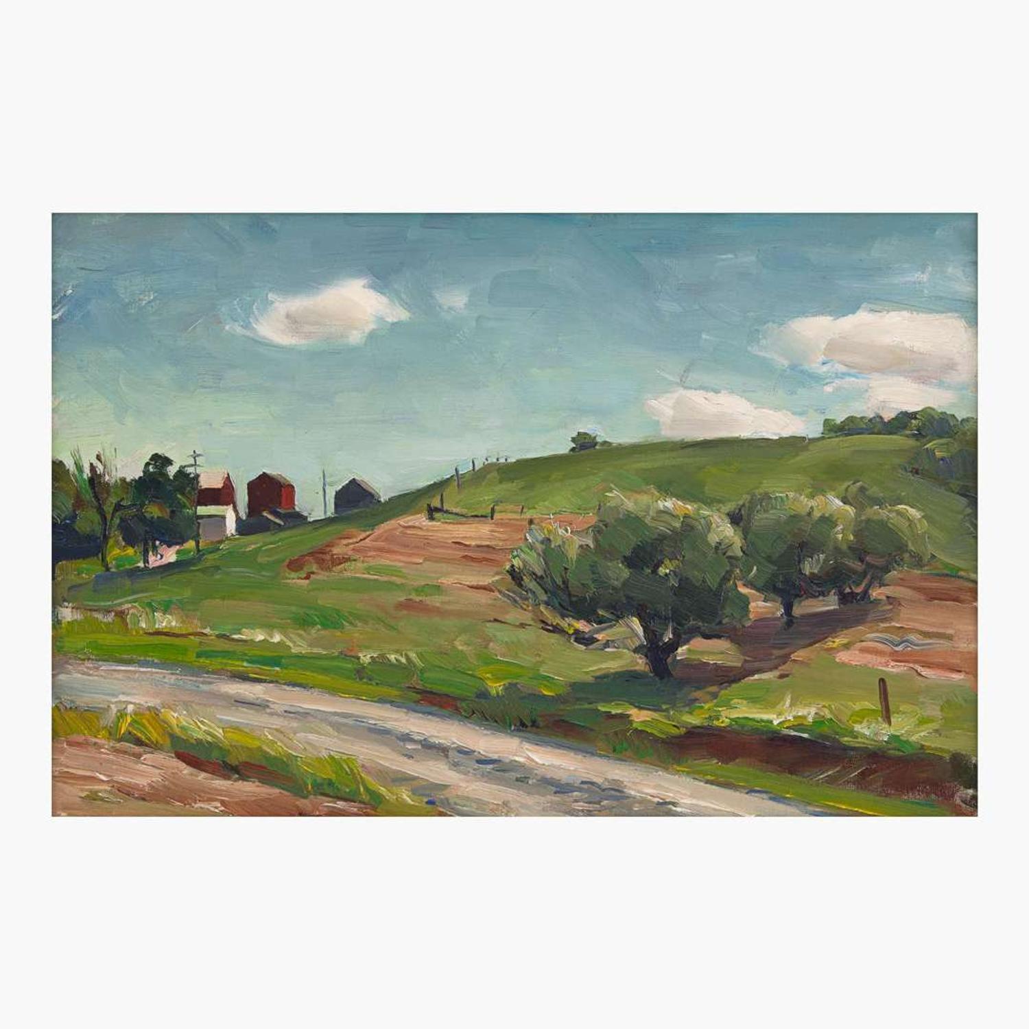 John Fulton Folinsbee (American, 1892-1972) Sugan Road