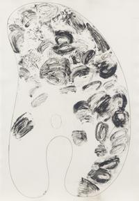 Jim Dine, (American, b. 1935), Four Pallettes, 1969 (the complete set of one wood multiple, one screenprint on Kromecote card, one etch