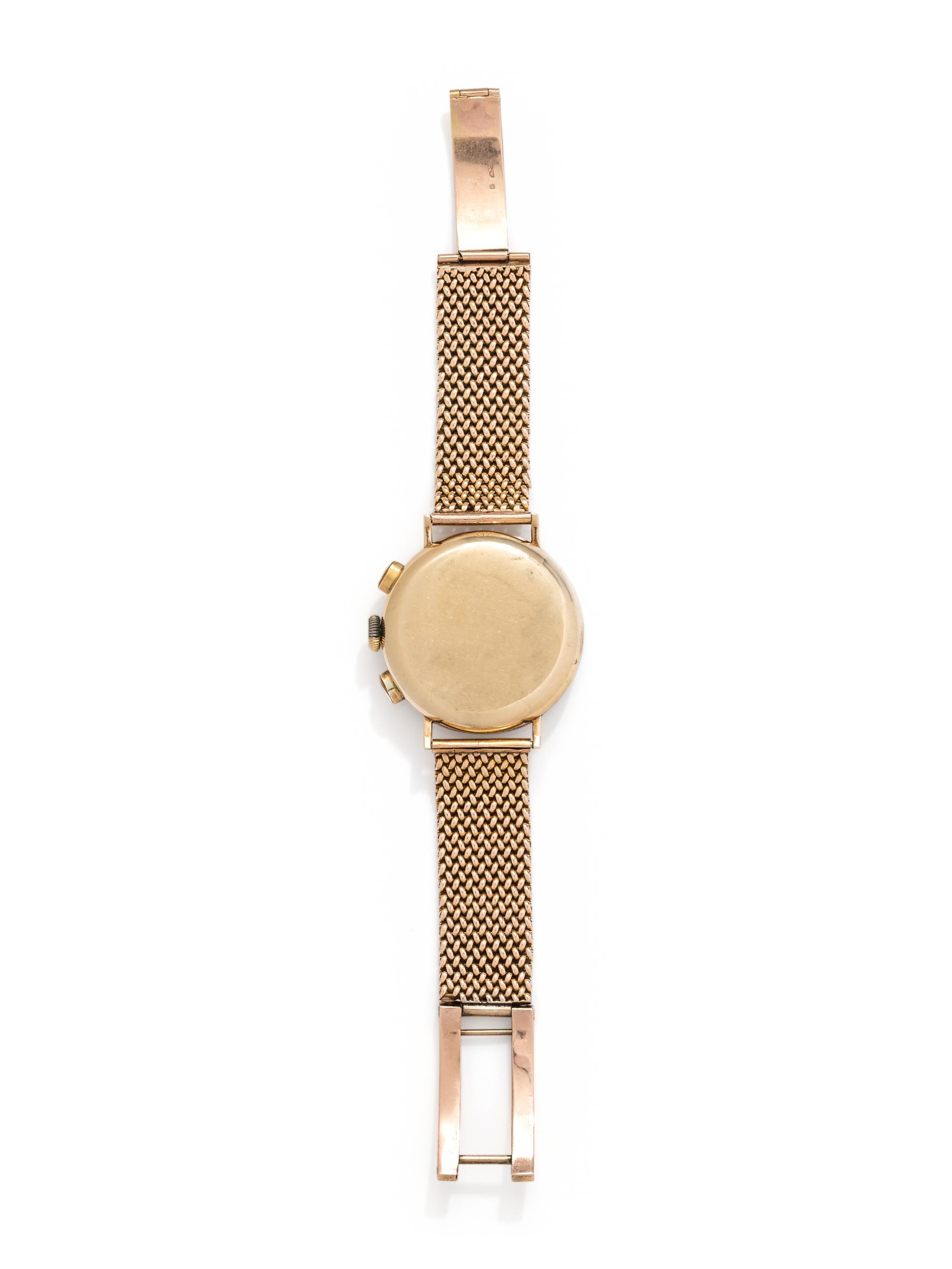 OMEGA, VINTAGE, 14K YELLOW GOLD 'TACHY-TELEMETER' CHRONOGRAPH WRISTWATCH