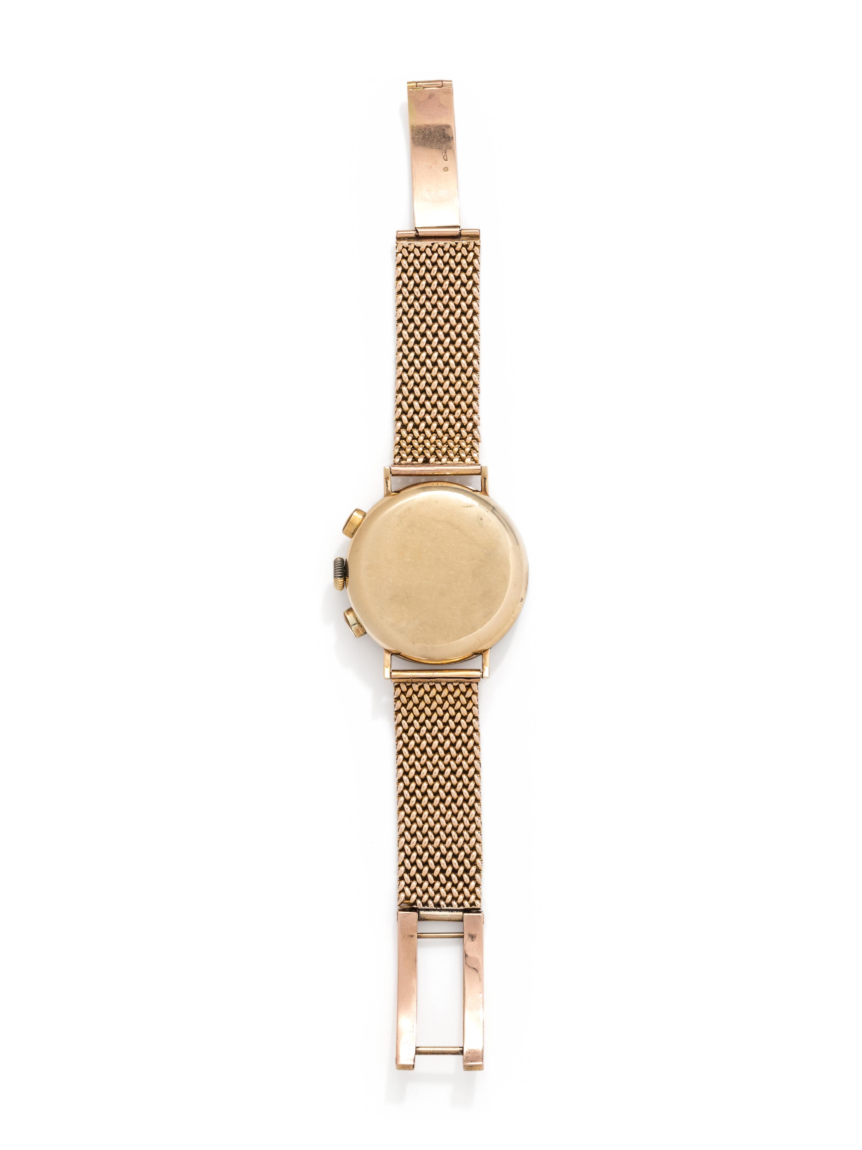 OMEGA, VINTAGE, 14K YELLOW GOLD 'TACHY-TELEMETER' CHRONOGRAPH WRISTWATCH