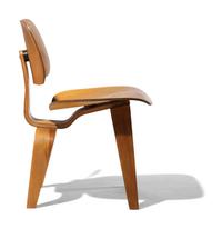 Blond Wood DCW Chair Evans Products/Herman Miller, USA