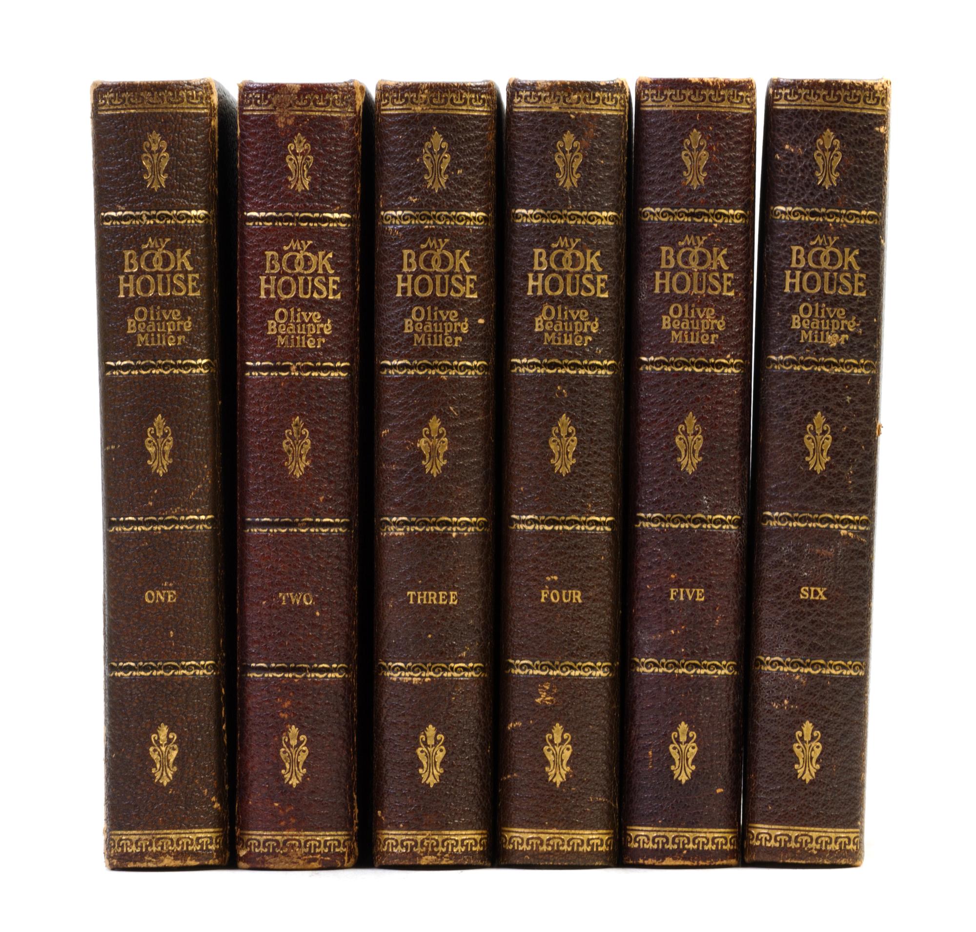 MILLER, OLIVE BEAUPRE, editor. My Book House. Chicago, (1925). 6 vols. Second edition, signed by the editor.