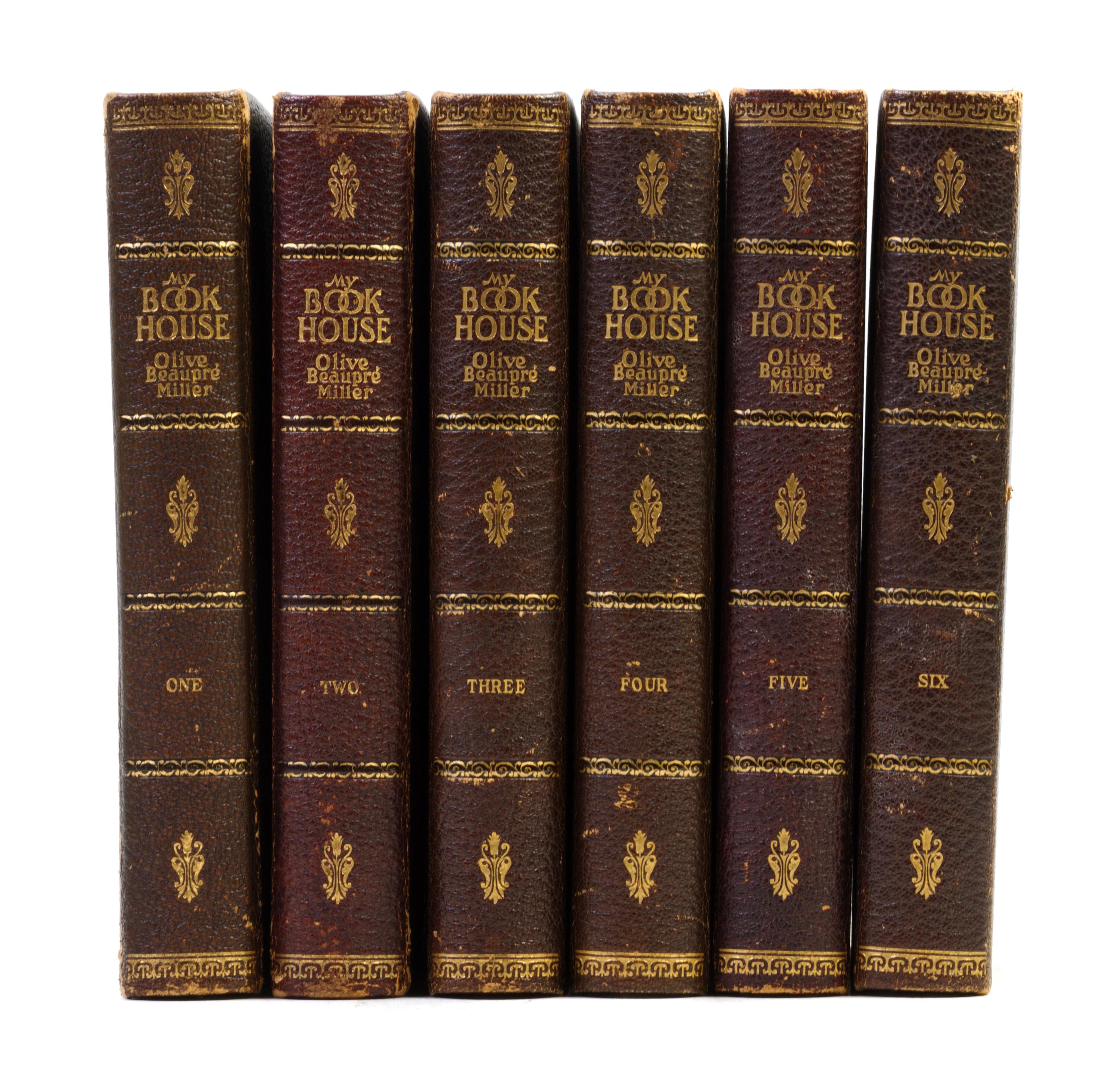 MILLER, OLIVE BEAUPRE, editor. My Book House. Chicago, (1925). 6 vols. Second edition, signed by the editor.