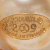 Chanel, Gripoix Pearl & Rhinestone Necklace and Ear Clips Set
