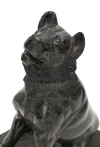 A Grand Tour Marble Sculpture After The Dog of Alcibiades