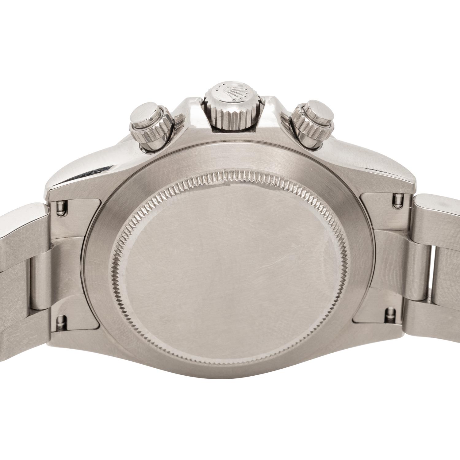 ROLEX, REF. 116520 STAINLESS STEEL 'COSMOGRAPH DAYTONA' CHRONOGRAPH WATCH, BOX & PAPERS