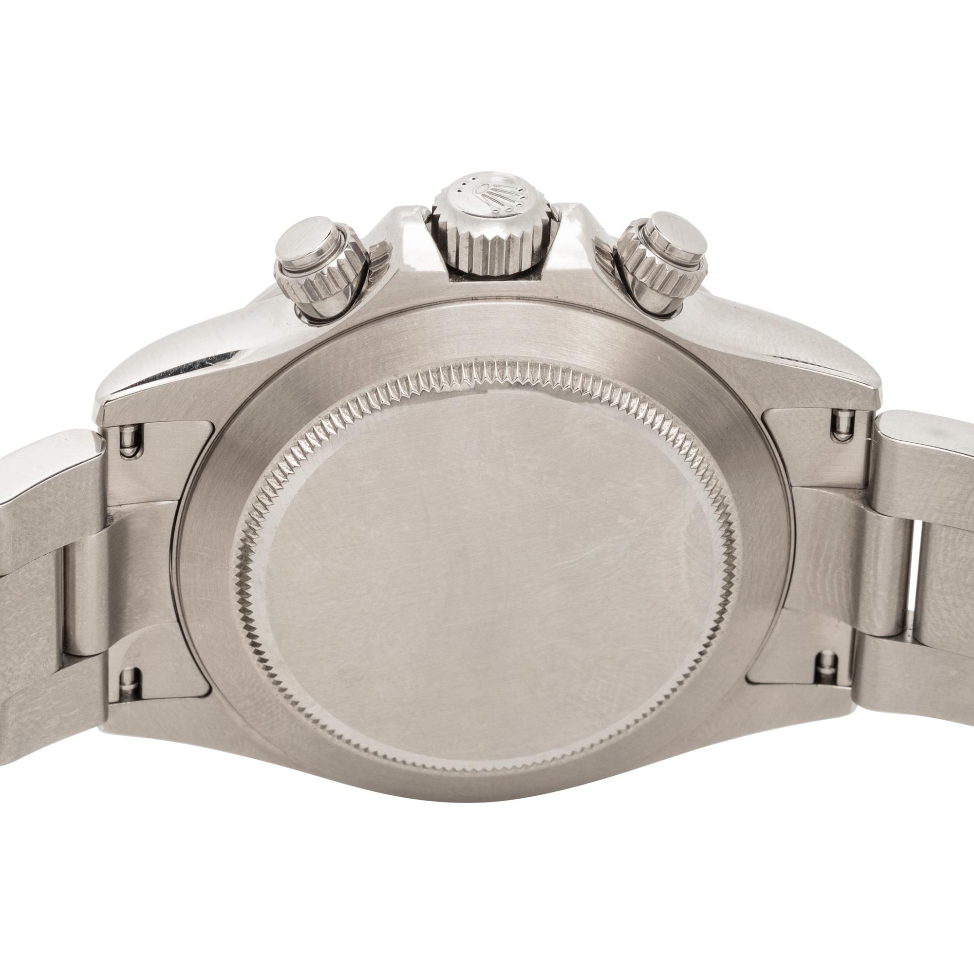 ROLEX, REF. 116520 STAINLESS STEEL 'COSMOGRAPH DAYTONA' CHRONOGRAPH WATCH, BOX & PAPERS