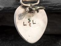Award Winning Large Silver and Turquoise Abstract Coyote Clip Earrings
