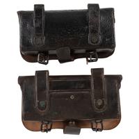 Lot of Two Civil War Carbine Cartridge Boxes