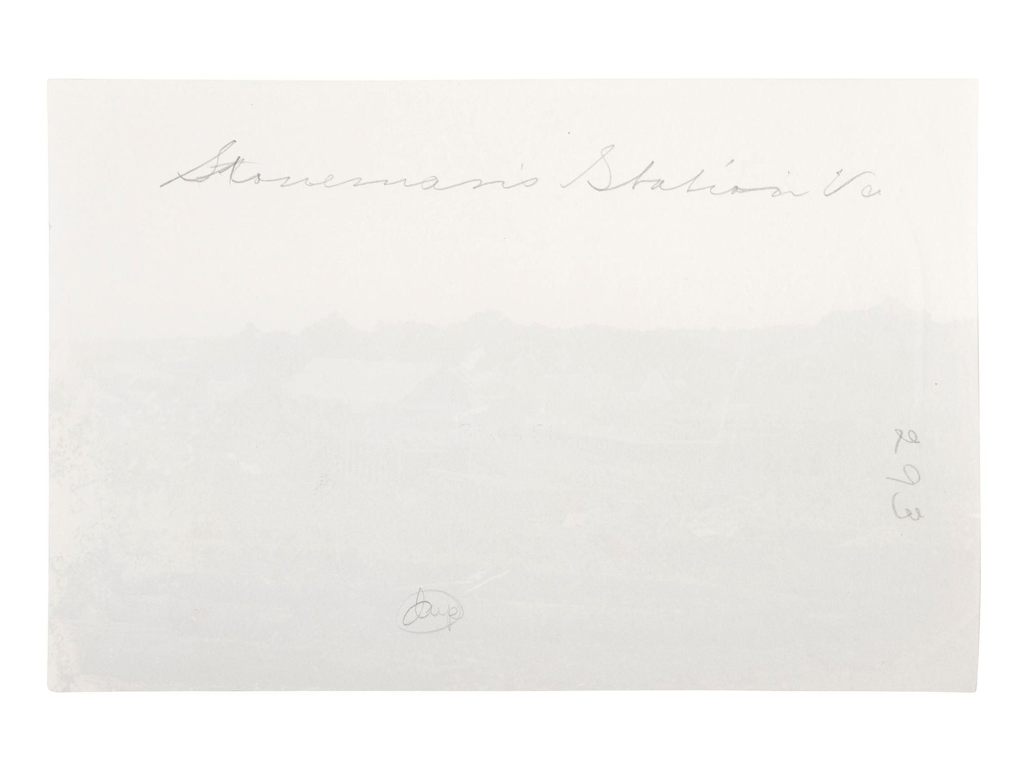 [CIVIL WAR]. Photographer unknown. Stoneman's Station, Virginia . 1863-1865.