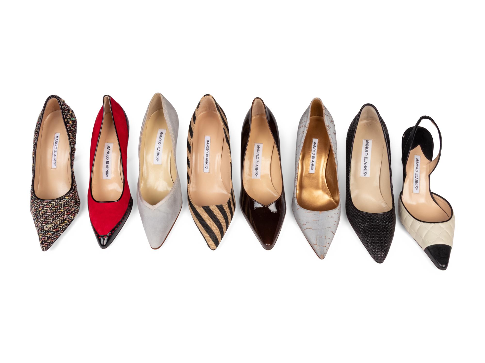 Manolo Blahnik, Eight Pairs of Shoes