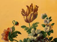 A Pair of Continental Painted Canvas Panels