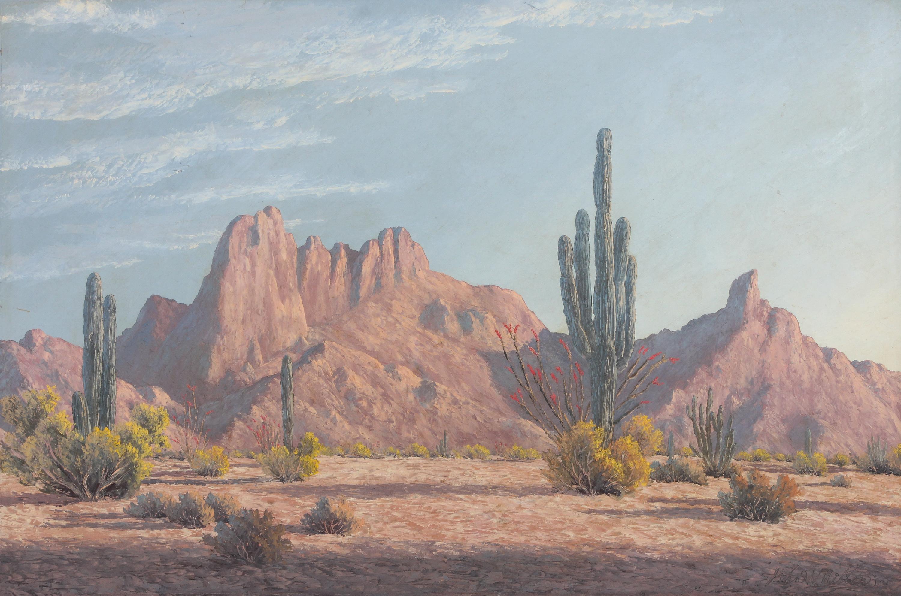 John Hilton, (American, 1904-1983), South of Ajo