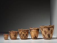 Graduated Klickitat Baskets, Series of Five