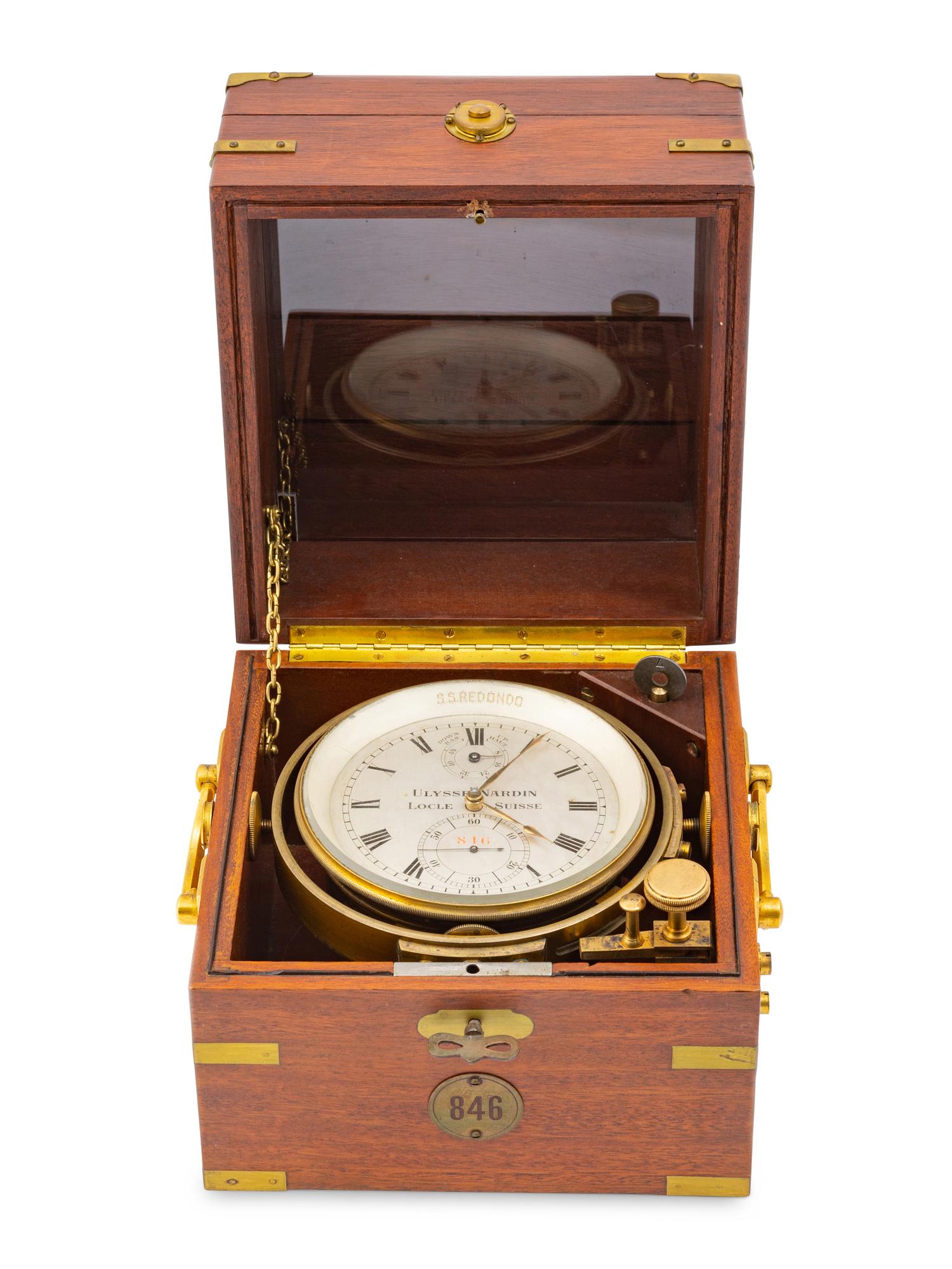 A Swiss Two-Day Ship's Chronometer from the S.S. Redondo