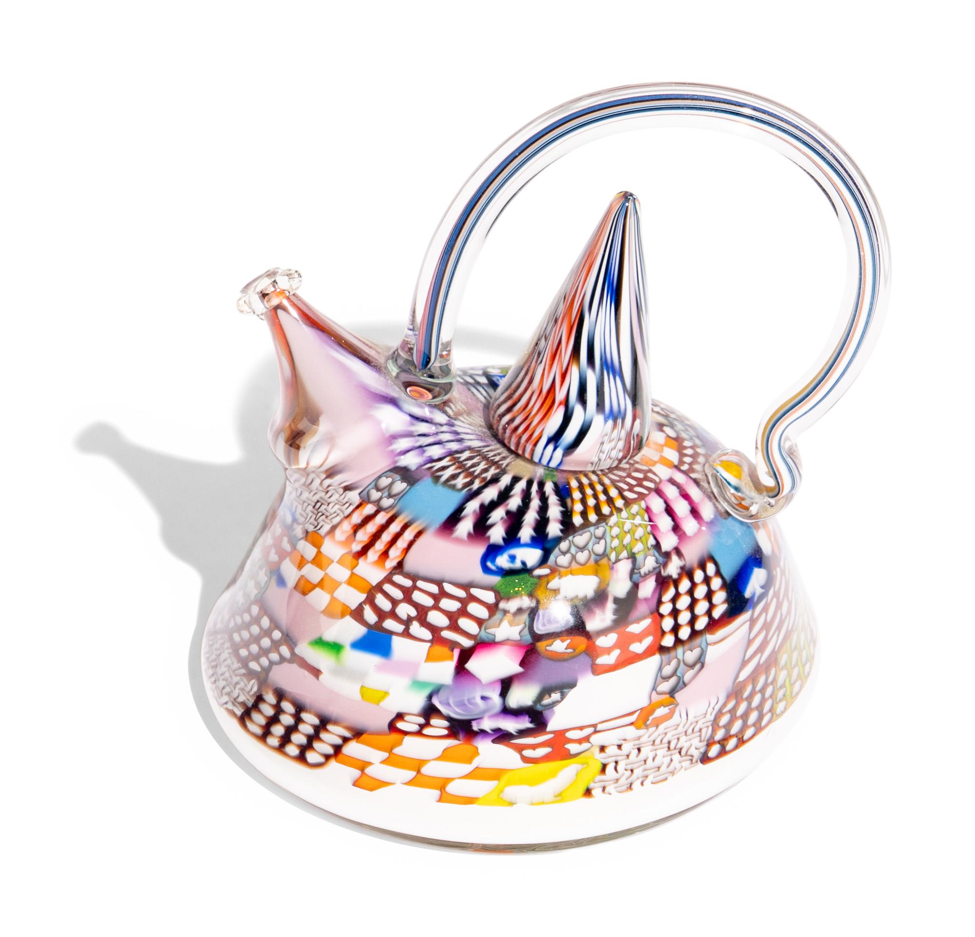 Crazy Quilt Teapot, 1984